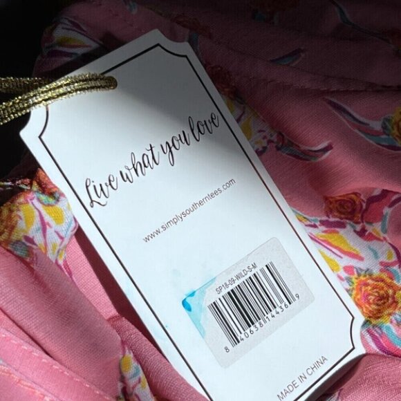 Simply Southern Pink Tassel shorts - Picture 2 of 8